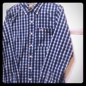 Long sleeve Hollister dress shirt.